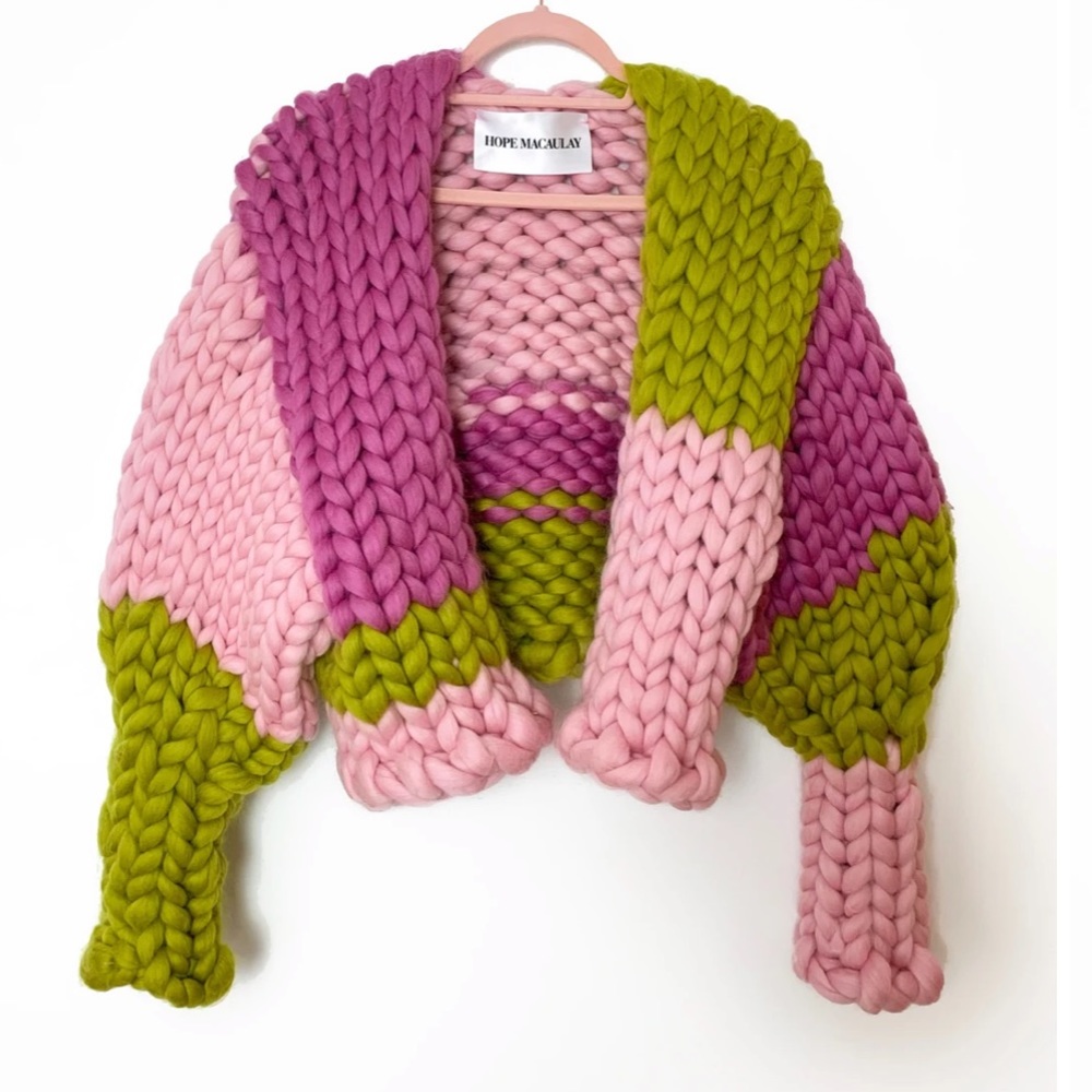HOPE MACAULAY CHUNKY KNIT MERINO WOOL SWEATER
